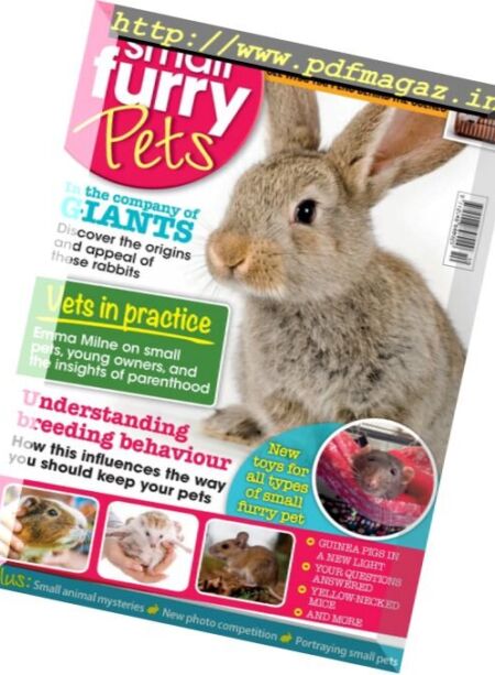 Small Furry Pets – October-November 2016 Cover