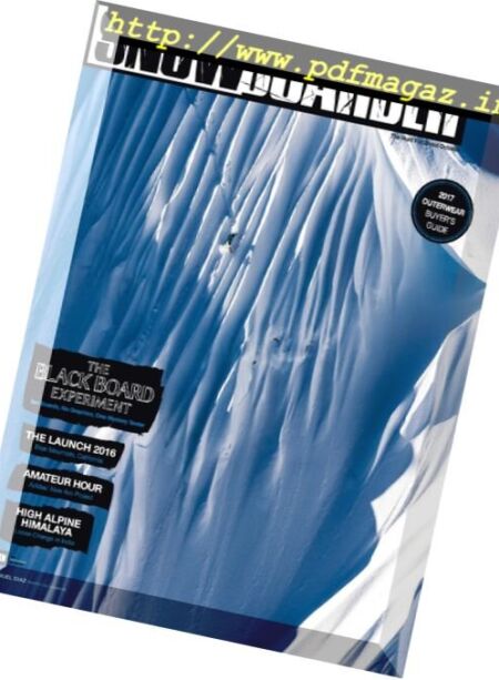 Snowboarder – October 2016 Cover