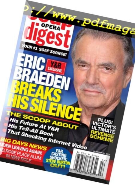 Soap Opera Digest – 31 October 2016 Cover