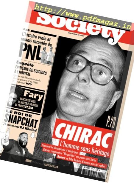 Society – 14 au 27 Octobre 2016 Cover