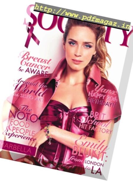Society Marbella – October 2016 Cover