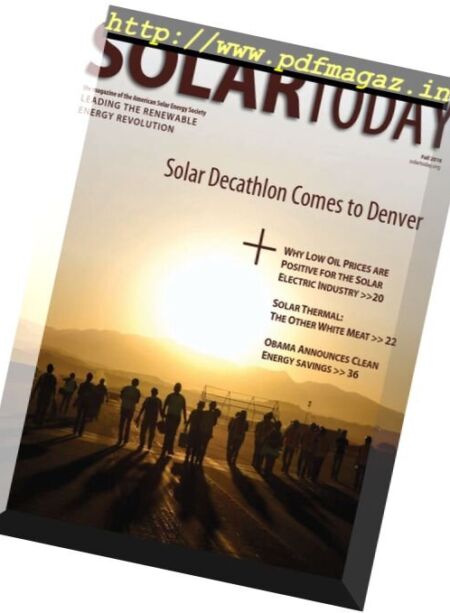 Solar Today – Fall 2016 Cover