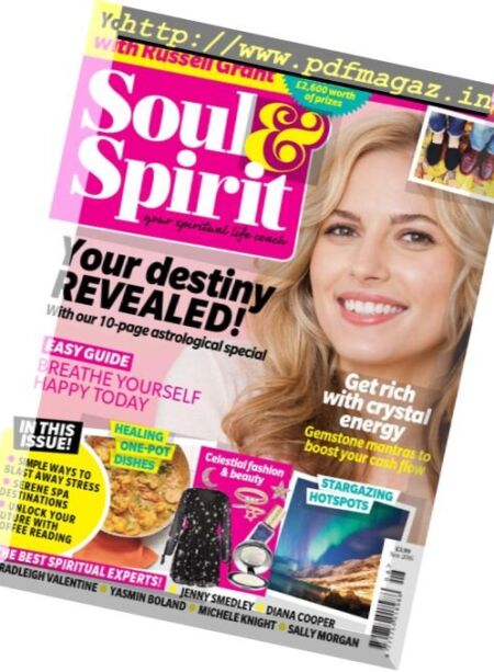 Soul & Spirit – November 2016 Cover