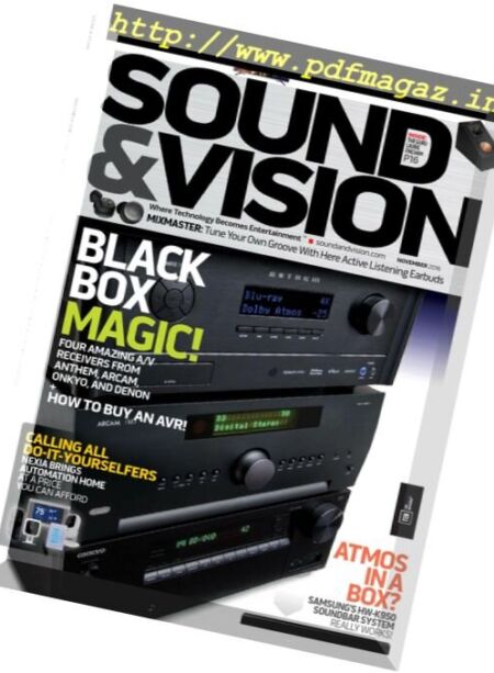 Sound & Vision – November 2016 Cover