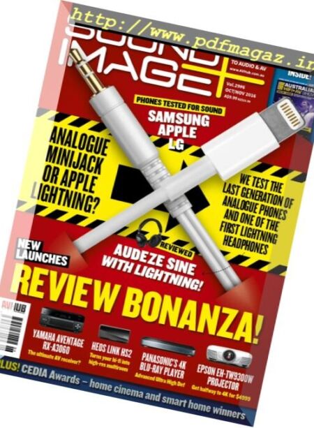 Sound + Image – October-November 2016 Cover