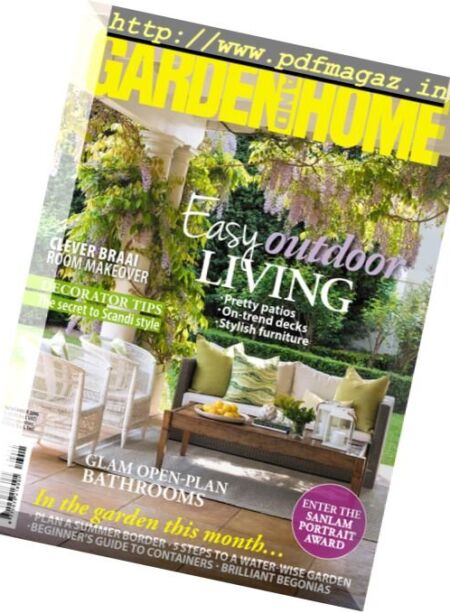 South African Garden and Home – November 2016 Cover