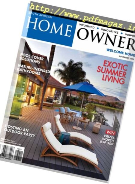 South African Home Owner – November 2016 Cover