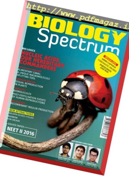 Spectrum Biology – September 2016 Cover