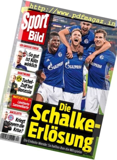 Sport Bild – 5 Oktober 2016 Cover