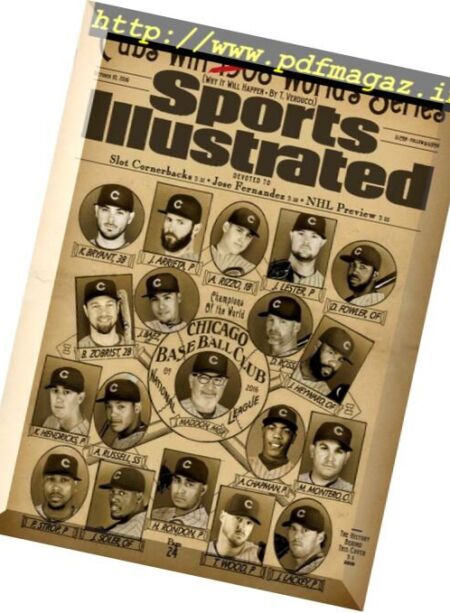 Sports Illustrated – 10 October 2016 Cover