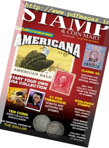 Stamp & Coin Mart – November 2016 Cover
