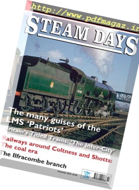 Steam Days – November 2016 Cover