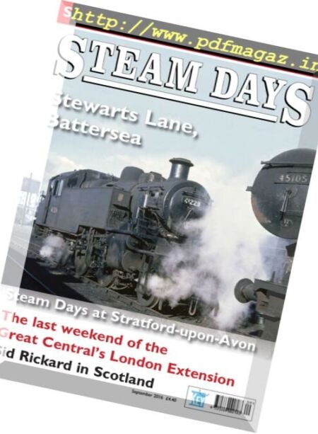 Steam Days – September 2016 Cover