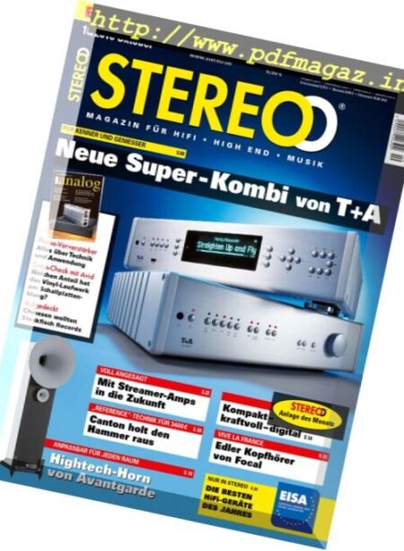 Stereo – Oktober 2016 Cover