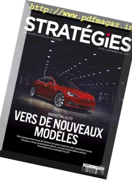 Strategies – 22 Septembre 2016 Cover