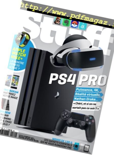 Stuff France – Novembre 2016 Cover