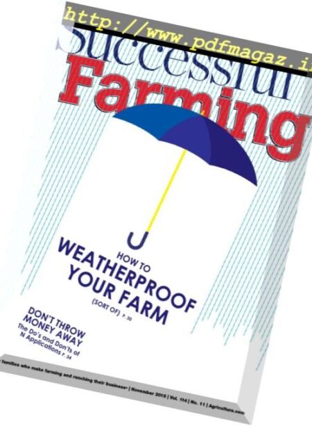 Successful Farming – November 2016 Cover
