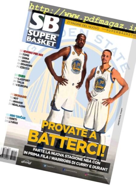Superbasket – Ottobre 2016 Cover