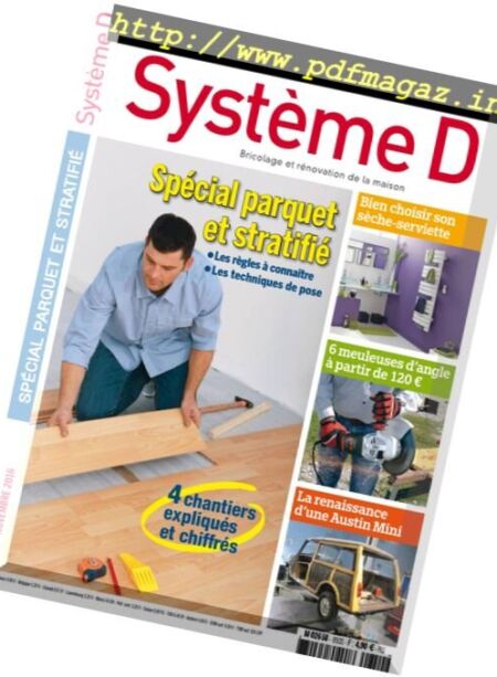 Systeme D – Novembre 2016 Cover