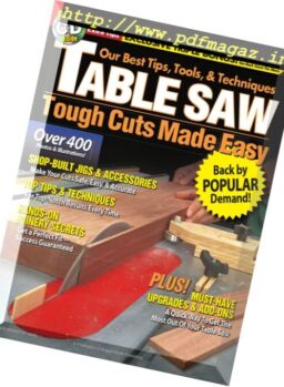 Table Saw – Tough Cuts Made Easy 2007 (ShopNotes Special Edition)