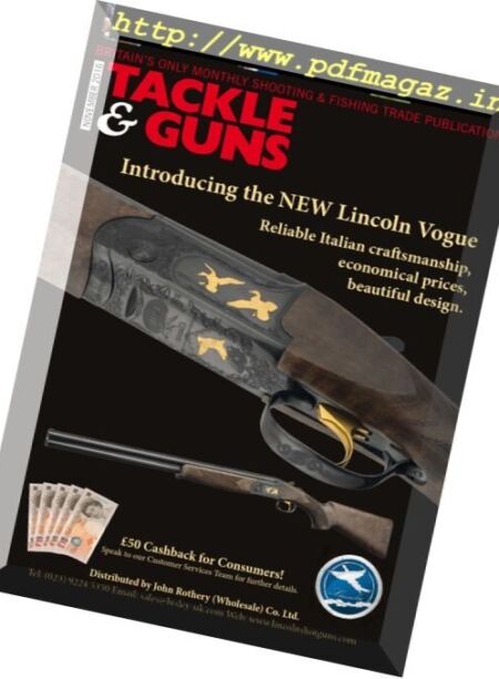 Tackle & Guns – November 2016 Cover