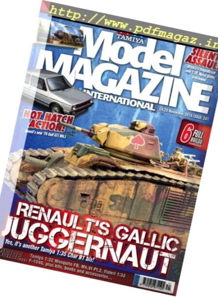 Tamiya Model Magazine – Issue 241, November 2015 Cover