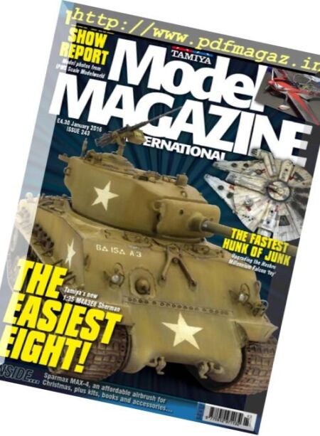 Tamiya Model Magazine – Issue 243, January 2016 Cover