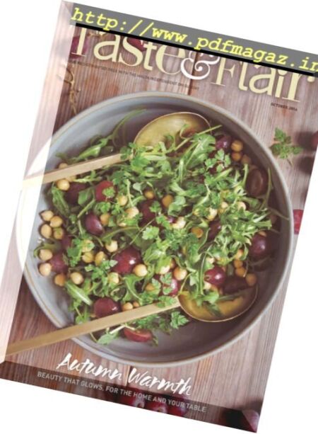 Taste & Flair – October 2016 Cover