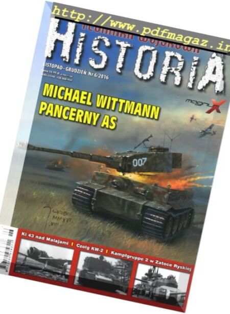 Technika Wojskowa Historia – N 6, Listopad-Grudzien 2016 Cover