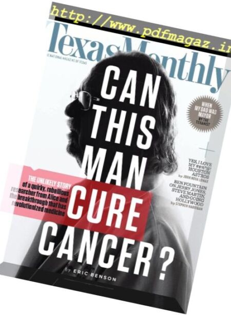 Texas Monthly – November 2016 Cover