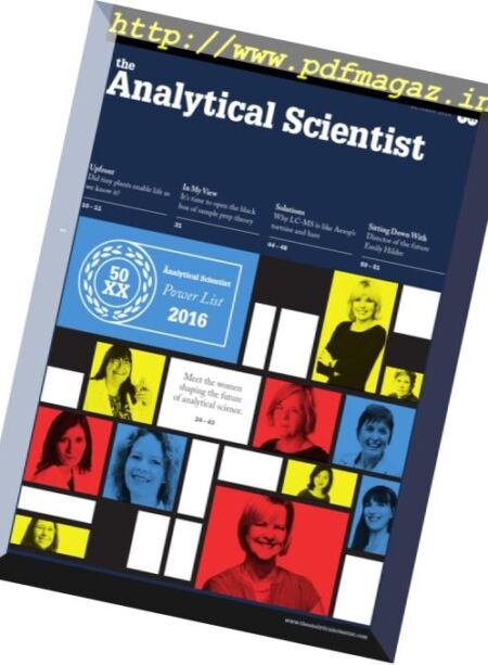 The Analytical Scientist – October 2016 Cover