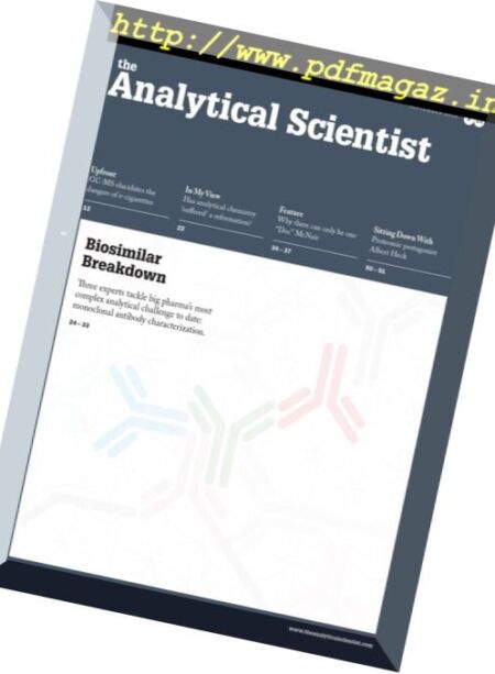 The Analytical Scientist – September 2016 Cover