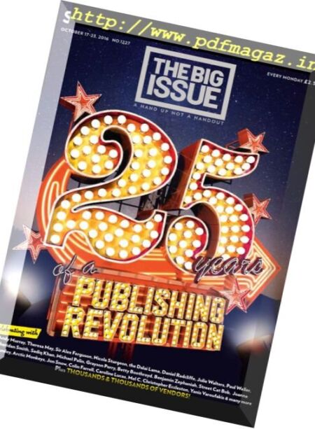 The Big Issue – 17 October 2016 Cover