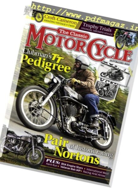 The Classic MotorCycle – November 2016 Cover
