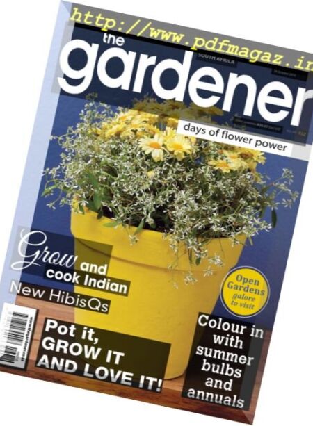The Gardener South Africa – October 2016 Cover