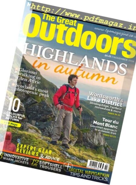 The Great Outdoors – November 2016 Cover