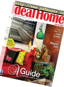 The Ideal Home and Garden India – October 2016