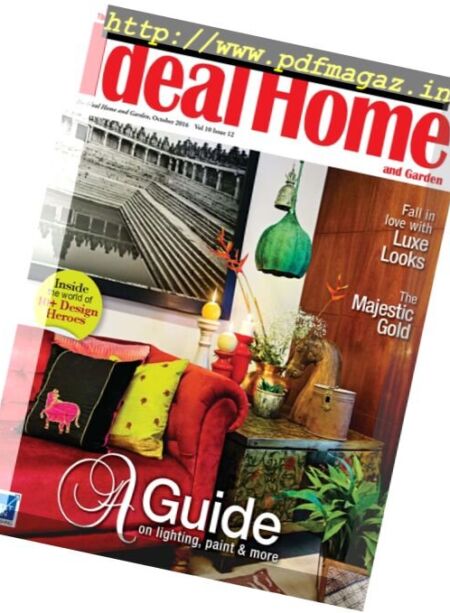 The Ideal Home and Garden India – October 2016 Cover