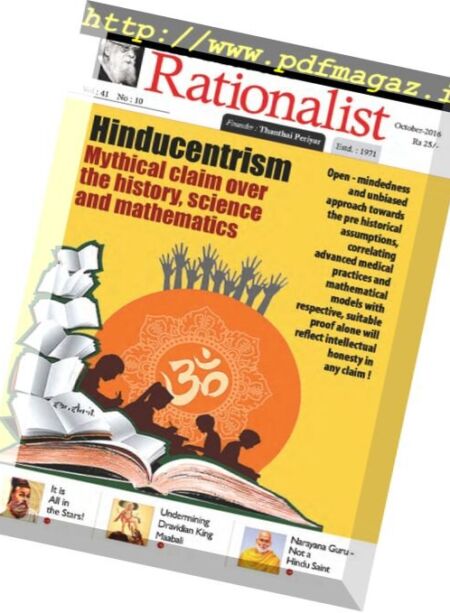 The Modern Rationalist – October 2016 Cover