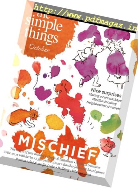 The Simple Things – October 2016 Cover