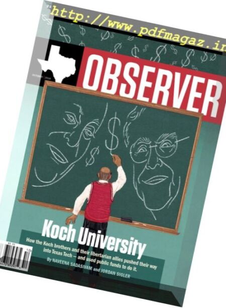 The Texas Observer – October 2016 Cover