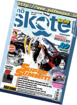 Tidningen Snoskoter Magazine – Nr.5 2016