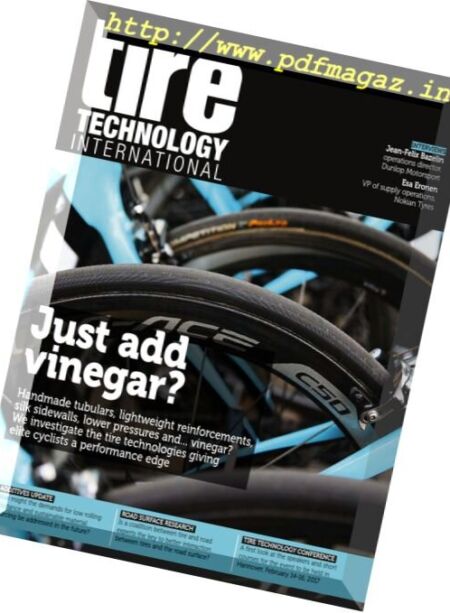 Tire Technology International – October 2016 Cover