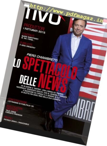 Tivu – Novembre 2016 Cover