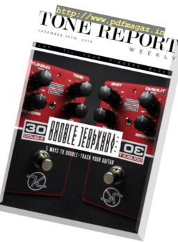 Tone Report Weekly – Issue 147, 30 September 2016