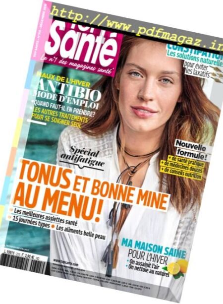 Top Sante – Decembre 2016 Cover