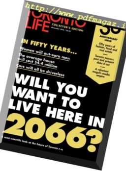 Toronto Life – November 2016