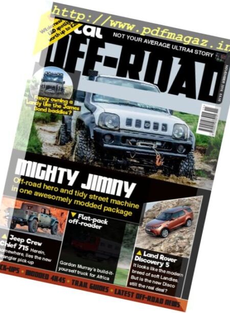 Total Off Road – November 2016 Cover