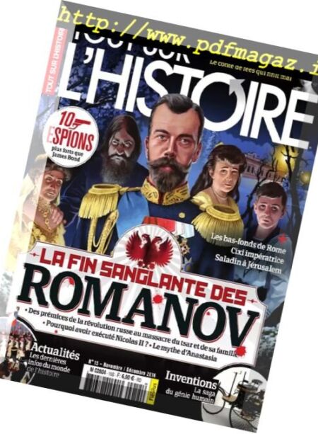 Tout Sur l’Histoire – Novembre-Decembre 2016 Cover