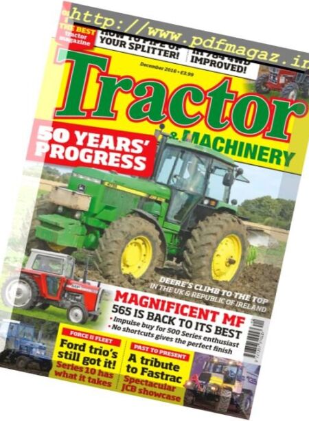 Tractor & Machinery – December 2016 Cover